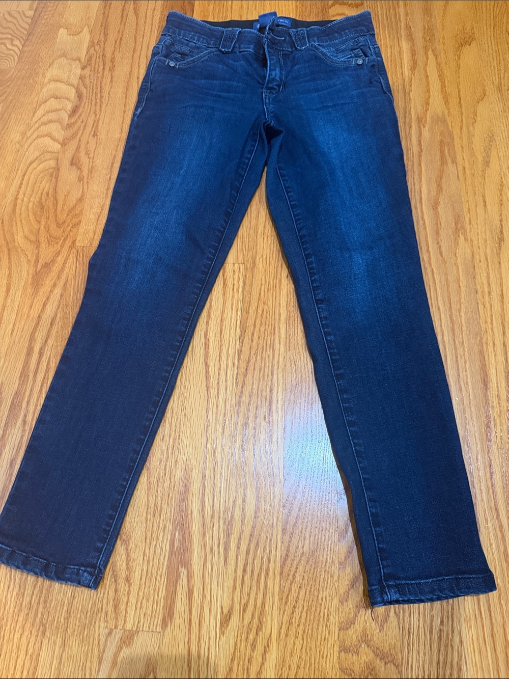 Democracy Dark Blue Ankle Crop Jeans
